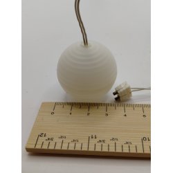 Ris "papirs" lampe. Lundby (brugt) 5V