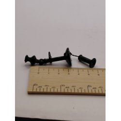 Gammeldags telefon i metal (brugt)