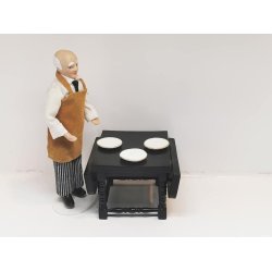 Tallerken med guld kant 2,5 cm (ny)