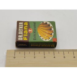 Dr. Oetker karamel dessert stor �ske i kraftig karton. Tysk (vintage)