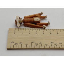 KB abe i tr� (h�ndlavet) H. 5,1 cm 