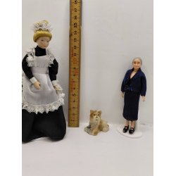 Hund i resin. Yorkshire terrier (vintage)