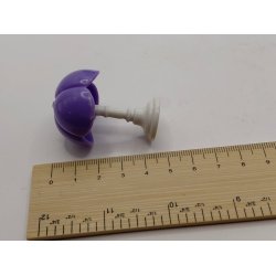 Lampe uden str�m i plastik (brugt)
