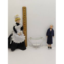 Halv rundt bord/konsul bord i metal (antik/meget fin stand)