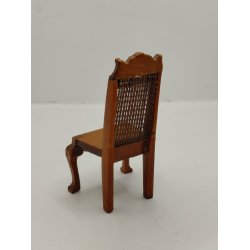 Spisebordsstol med flettet ryg (vintage)