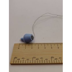 Lampe uden sk�rm. Lundby 5 volt (brugt/virker) 1:16/1:18