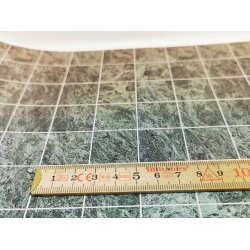 Grn flise tapet med relief (nyt)