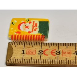 Julebog i resin gul (ny)