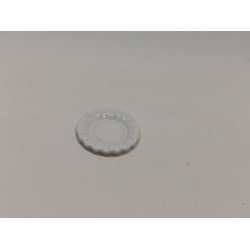 Lille tallerken eller askebger i metal (ny)  1,8 cm