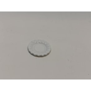 Lille tallerken eller askebger i metal (ny)  1,8 cm