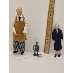 Smand i metal (antik)