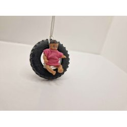 1 stk Dk / sandkasse / gynge (hndlavet)