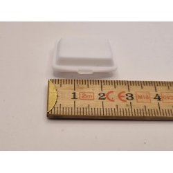 Madkasse / plastik ske (ny)