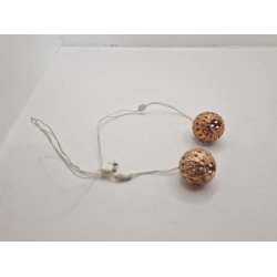 2 kugle lamper med Lundby stik (hndlavet)