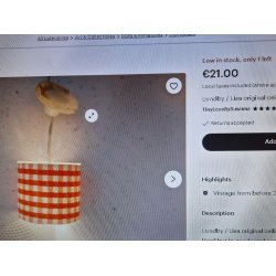 Lisa Loftlampe med Lundby stik