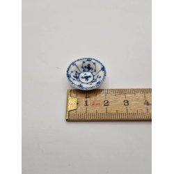 Musselmalet dyb tallerken/skl (ny)