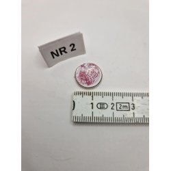 Bjrn Winblad platte i resin (hndlavet)  1,5 cm