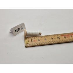 Kkkenrulle holder med kkkenrulle (hndlavet)