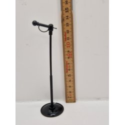 Mikrofon og stativ i plastik (nyt)