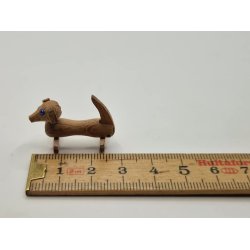 Gravhund med bl jne (hndlavet)