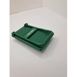 Lagervogn i plastik, med hjul (ny)