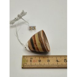 Lampe i keramik til dukkehusscala1:12. 12 volt (hndlavet)