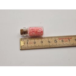 1. stk Glas krukke med indhold (ny)