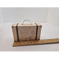 Kuffert eller gaveske i kraftig karton (fold selv) (ny)