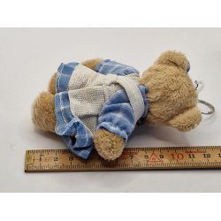 Stor bamse med kjole (ny) 11 cm