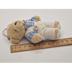 Stor bamse med bukser (ny) 11 cm