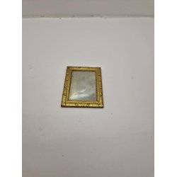 Spejl i metal ramme (vintage)