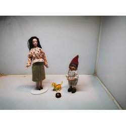 Skl med  ben (brugt)