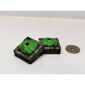 Fod i resin til sm trr (ny)