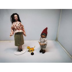 Lille skl i plastik (brugt)