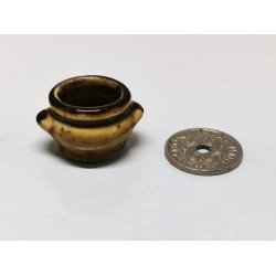 Krukke /skl i keramik til dukkehus scala 1:12 (ny)