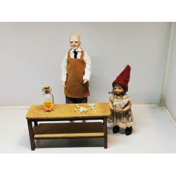 Glas krukke med kork lg (ny)