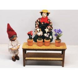 Blomster i potte (brugt)