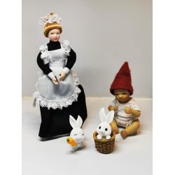 Pske hare/kanin i resin (ny)