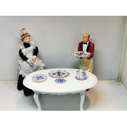 Bl Musselmalet rundt fad (nyt)