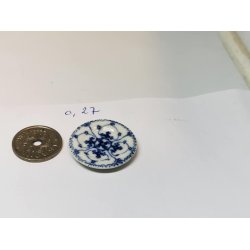 Bl Musselmalet tallerken/fad 2,7 cm (ny)