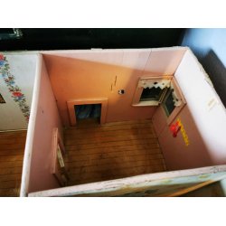 Bungalow dukkehus scala 1;16 (gammel) SENDES IKKE