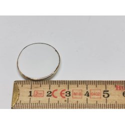 Tallerken med guld kant 2,5 cm (ny)