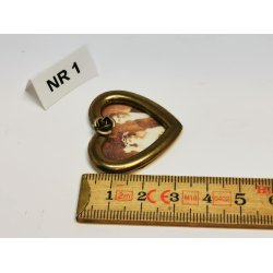 Brudebillede i guld ramme (hndlavet)