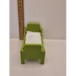 Lundby barneseng inkl sengetj (brugt)