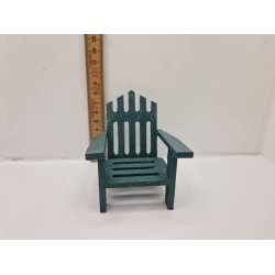 Havestol i tr (brugt/ delvis malet)