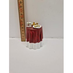 Bord med jule ting (nyt/lidt defekt)