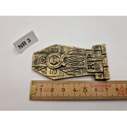 1 stk Halloween gravsten i resin 7x 4 cm (nyt)