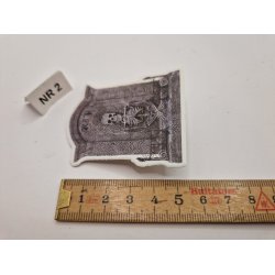 Gravsten i kraftig karton. Hjde ca 6 cm (ny)