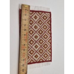 Tppe 13 x 7 cm (hnd broderet)