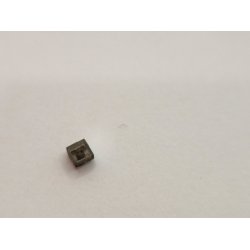 1 stk mrke gr/brun "lege" klods i resin (hndlavet)